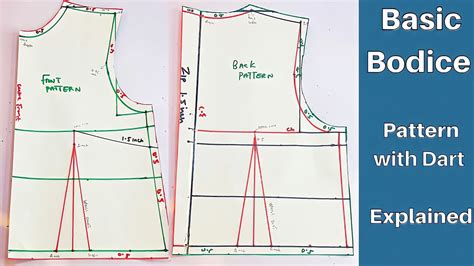 Basic bodice measurements.  Basic Bodice Tutorial for Kiddies Dress (2 - 4 Years Old) | Measu...