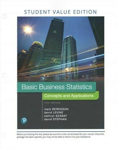 Basic business statistics student value edition with student solutions manual 12th edition. - 2013 guida di riferimento clinico dietista.