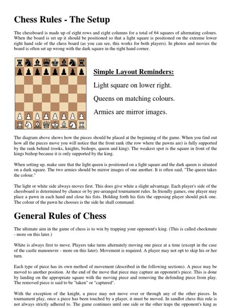 Basic chess rules - BoardSpace.net