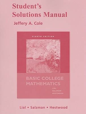 Basic college mathematics student solutions manual. - Sechs sonaten für violine und generalbass, aus op. 1..