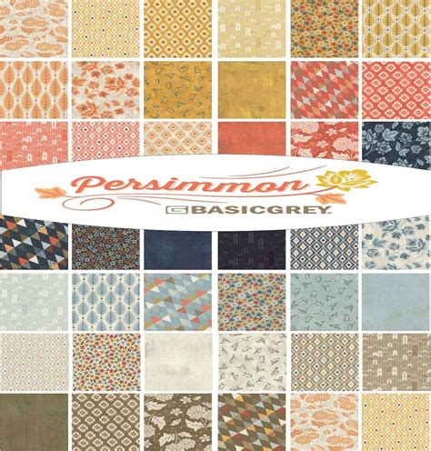 Basic grey for moda persimmon fabric - Etsy Nederland