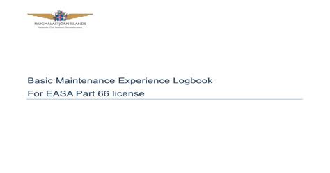 Basic maintenance experience logbook for easa part 66 license. - Ajcc cancer staging manual 7th edition of anus.
