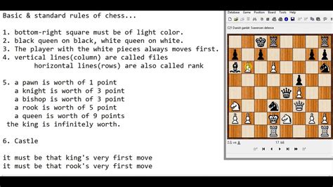 Basic rules of Chess How to play Chess in Hindi Learn Chess YouTube