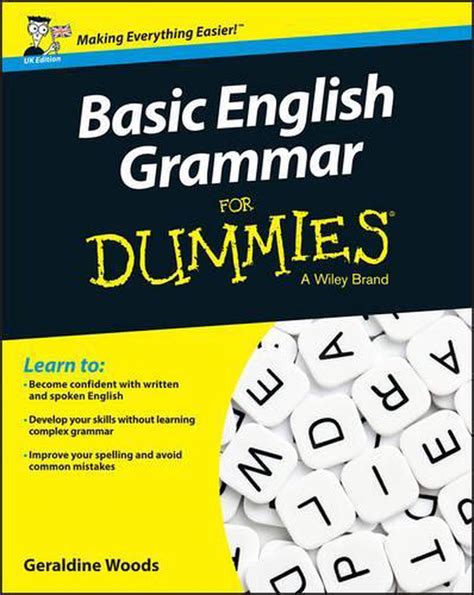 Read Online Basic English Grammar For Dummies  Us By Geraldine Woods