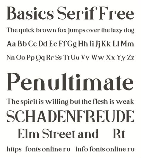 Basics Serif Font Download