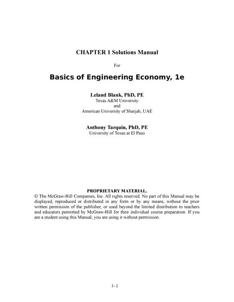 Basics of engineering economy solutions manual. - Die stadtansichten meissens von 1558 bis um 1815.