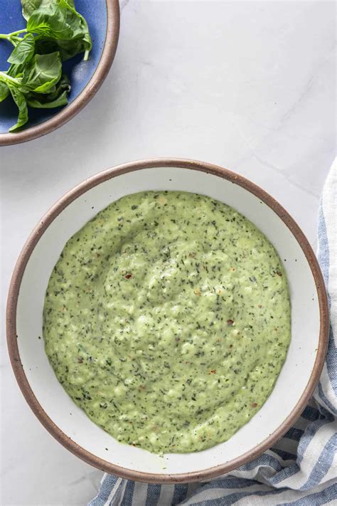Basil Cream Sauce