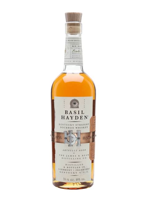Marked by a rich cascade of aromas and flavors, Basil Hayden's Kentucky Straight Bourbon Whiskey is carefully matured for exceptional quality and distilled .... 