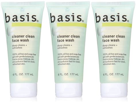 Basis face wash. In particular, its basis is on old 1984 research that studied different ingredients on rabbit ear models, not humans. ... acne-prone skin may find this face wash gentle enough for regular use. 