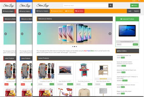 Basix Bootstrap Responsive Skin Skins Cubecart