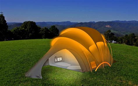 Bask in the Sun's Embrace: Introducing the Revolutionary Solar Tent Orange