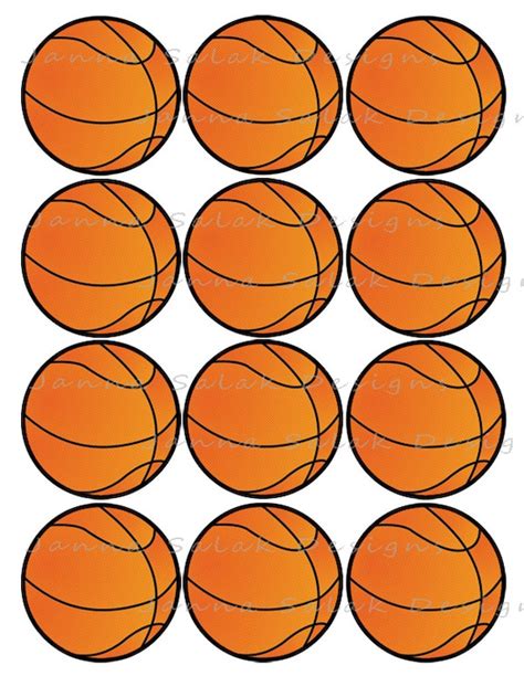 Basketball Cutouts Printable Free