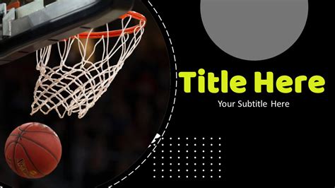 Basketball Google Slides Template