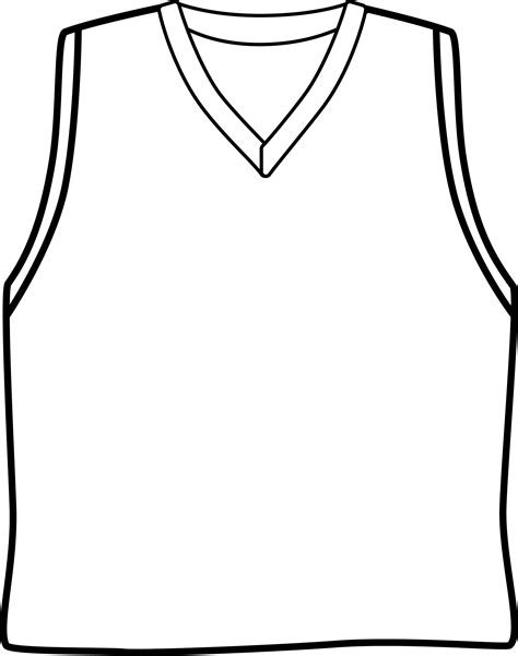 Basketball Jersey Template Printable