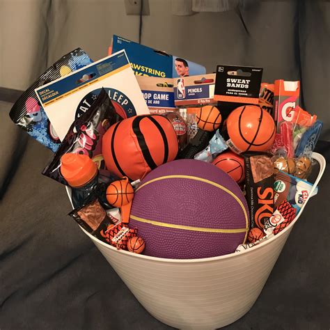 Basketball Themed Gift Baskets