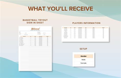 Basketball Tryout Sign in Sheet Template in Excel, Google Sheets