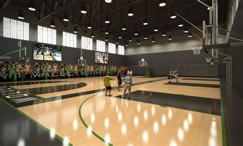 3,700; Surface type: Basketball arena and practice gym with Taraflex for volleyball ... Opened in October 2003, the facility is named after legendary basketball .... 