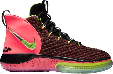 Nike LeBron NXXT Gen Basketball Shoes. Multidirectional. On-Court Traction. $124.99. WAS: $169.99*. ADD TO CART. Shop Men's Black & Red Basketball Shoes at DICK'S Sporting Goods. If you find a lower price on Men's Black & Red Basketball Shoes somewhere else, we'll match it with our Best Price Guarantee.. 
