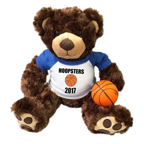 Amazon.com: Personalized Basketball Teddy Bear - 13 inch Honey Vera Bear : Toys & Games Toys & Games › Stuffed Animals & Plush Toys › Stuffed Animals & Teddy Bears $2999 $10.75 delivery July 20 - 25. Details Select delivery location In Stock This product needs to be customized before adding to cart. Customize Now Something went wrong.. 