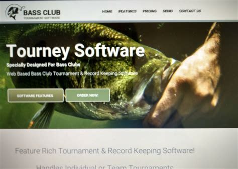 Bass Club Tournament Software