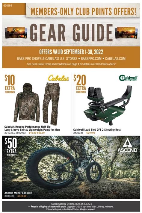 Bass Pro Shops September Gear Guide Sep 01 – Sep 30, 2024