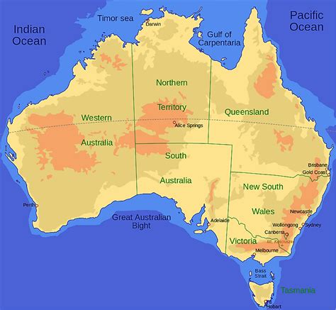 Bass Strait Australia Map - Australia Map