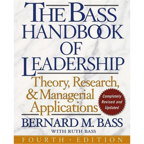 Bass and stogdills handbook of leadership theory research and managerial applications. - La biblioteca de gente 2 [recurso electrónico].