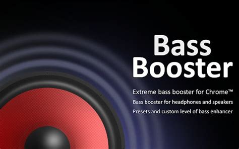 Bass boost extension. Bass Boost makes videos, songs, movies and more sound awesome by boosting your speakers or headphones. Bass Boost: HD Audio Offered by: Snappy Extensions. 1,701 ... Home Extensions Bass Boost: HD Audio. 