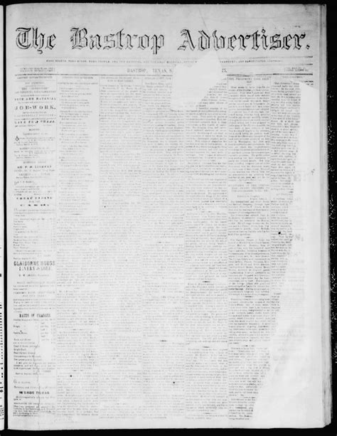 Bastrop advertiser archives.  Folder: Cadastral Current Version: 10.  Shoul...