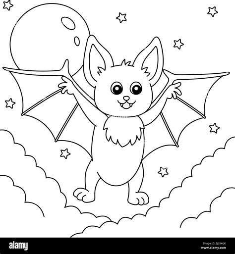 Bat Coloring Book