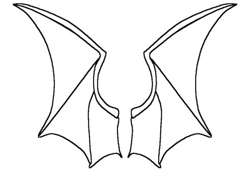 Bat Wings Coloring Pages Coloring Home