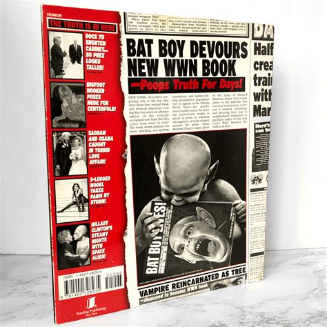 Read Online Bat Boy Lives The Weekly World News Guide To Politics Culture Celebrities Alien Abductions And The Mutant Freaks That Shape Our World By Weekly World News