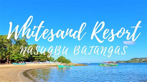 Batangas White Beach sand Resort Lian Batangas