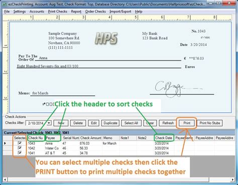 Batch Printing How to Print Multiple Checks with A Single Click
