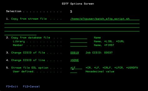 Batch SFTP Download Example Using Password Authentication