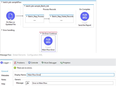 Batch job failing without any error message other than Job Failed