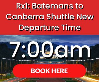 Batemans to Canberra Daily Bus - Rixons Bus