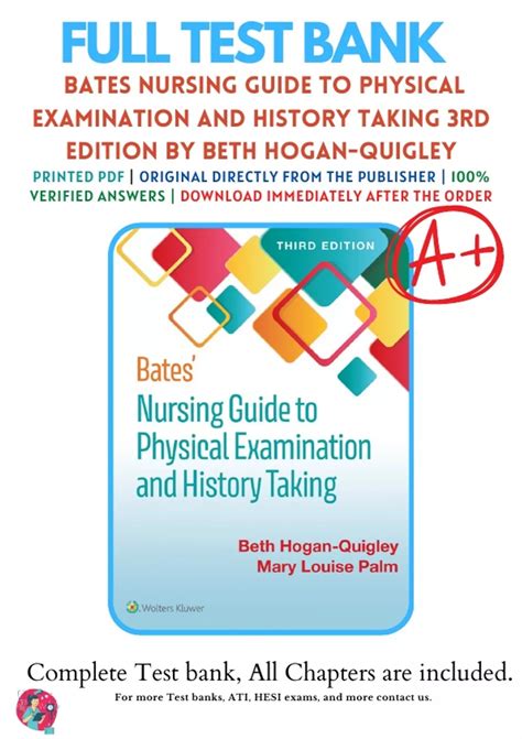 Read Online Bates Nursing Guide To Physical Examination And History Taking By Beth Hoganquigley