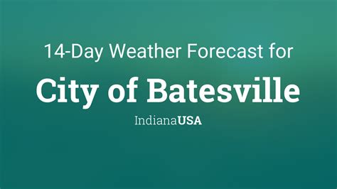 Wrbi-Fm Batesville IN 14 Day Weather Fore