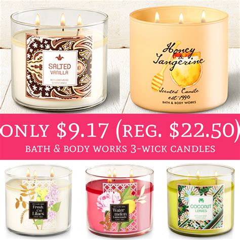 Bath Body Works FLOWER CART 3-Wick Candle All Glass Lid