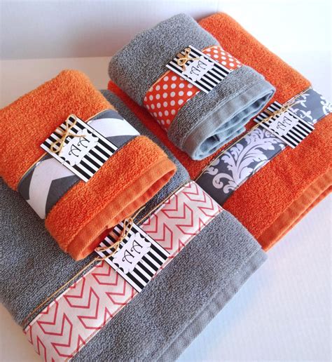 Bath Towels Orange - Etsy Australia