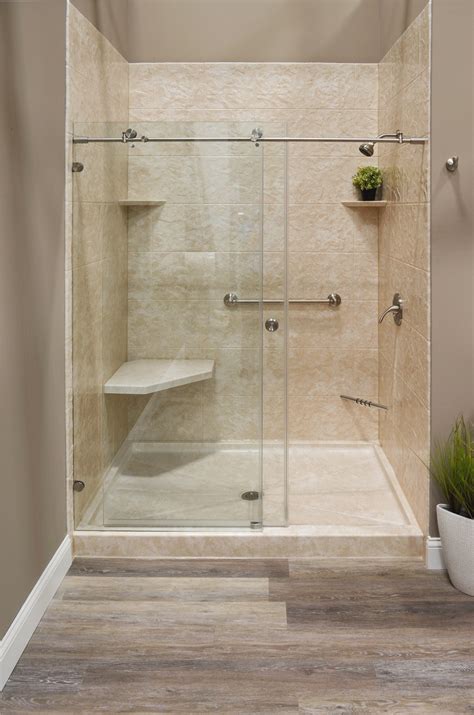 Bath to shower conversion. The key, when going from a tub to a shower, is to make sure that you are thinking about having everything that you need for support, comfort, ... 