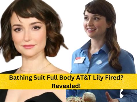 Bathing suit full body atandt lily fired. Jul 20, 2023 · Lily From AT&T Won't Show Her Full Body In Commercials Anymore. Here's Why Rodin Eckenroth/Getty Images By Stephanie Kaloi / Updated: July 20, 2023 8:31 am EST The actors who star in commercials have a funny way of making you feel like they're almost family, especially when the same person sticks with a brand for months or even years. 