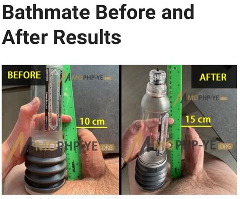 Bathmate before and after. The Bathmate Hydromax series is the next generation of hydropump evolution. Developing the innovative hydro pump, the new bellows pump and valve give up … 