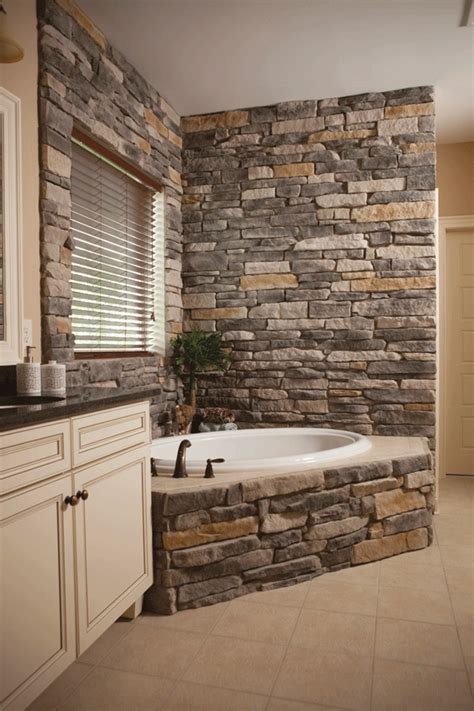 Bathroom - Gray - Natural Stone Tile - Tile - The Home …