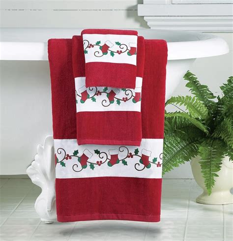 Nov 15, 2021 ... Today, I'm showing you how to make these pretty Buffalo Check Christmas Dish Towels. I love how adding just a little bit of vinyl .... Bathroom christmas hand towels