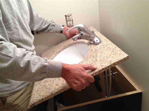 Bathroom sink replacement. Subscribe and check out our weekly FIX IT Home Improvement podcast on iTunes or Stitcher https://itunes.apple.com/us/podcast/fix-it-home-improvement/id880903... 