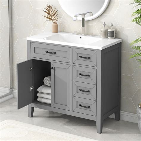 Bathroom vanity closeout clearance.  Add functionality and style to your bathroom wi...