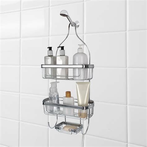 Shower Caddy, Shower Shelf for Inside Shower with 8 hooks, 4 Pack Adhesive Shower Organizer with Soap Holder and Toothbrush Holder,SUS 304 Rustproof Stainless Steel Shower Storage Shower Rack-Black. 1,383. 800+ bought in past month. $1799 ($4.50/Count) List: $19.99. Save 5% with coupon.. 