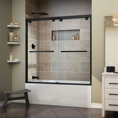Bathtub with glass door. Average Price: A swing shower door generally consists of a fixed portion of the glass and a pivoting glass door portion. The size of a bathtub or shower area can affect the total cost of installation. In most cases, installing a swing bathtub door can cost between $350 and $900. buy swing shower door. 